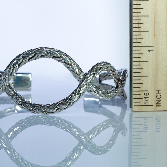 Artisan Sterling Silver Twist Cuff Bracelet - Picture 5 of 8
